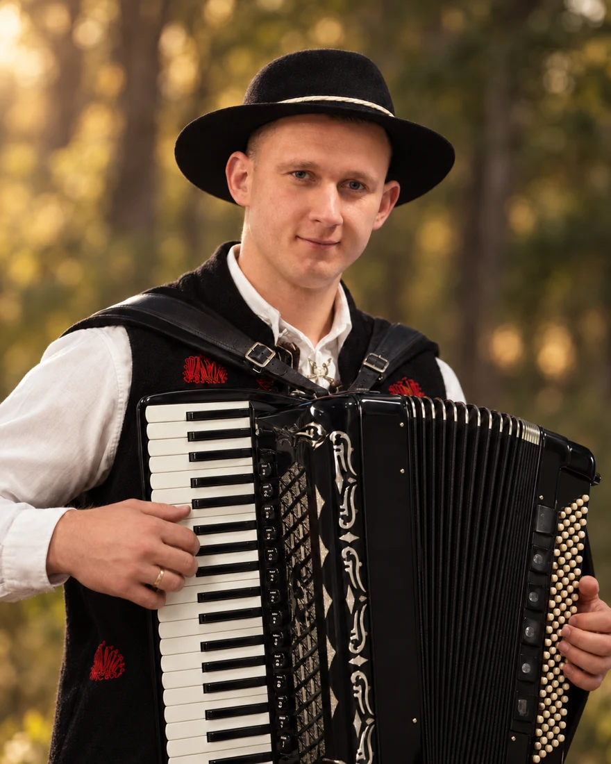 Damian z akordeonem — Duet z Wisły