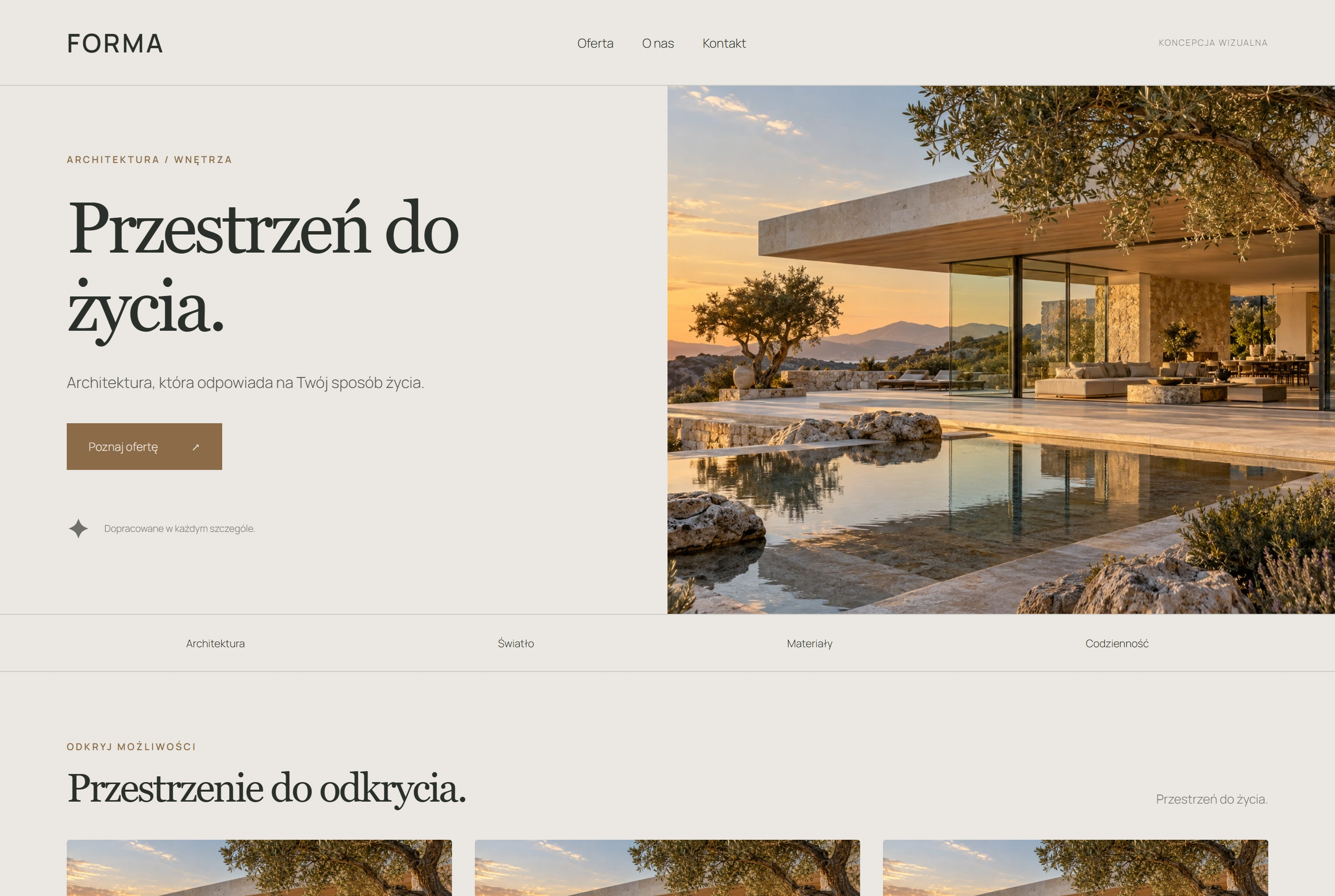 FORMA — Architektura / wnętrza