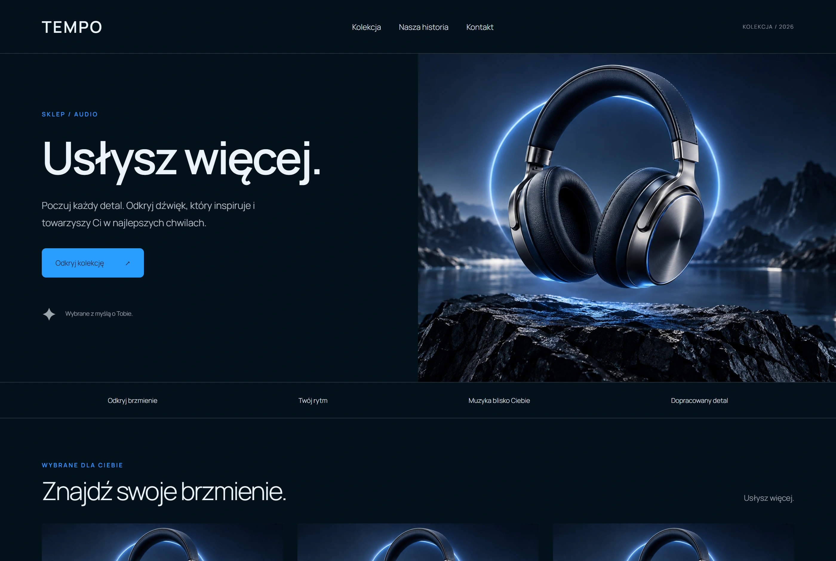 TEMPO — Sklep / audio