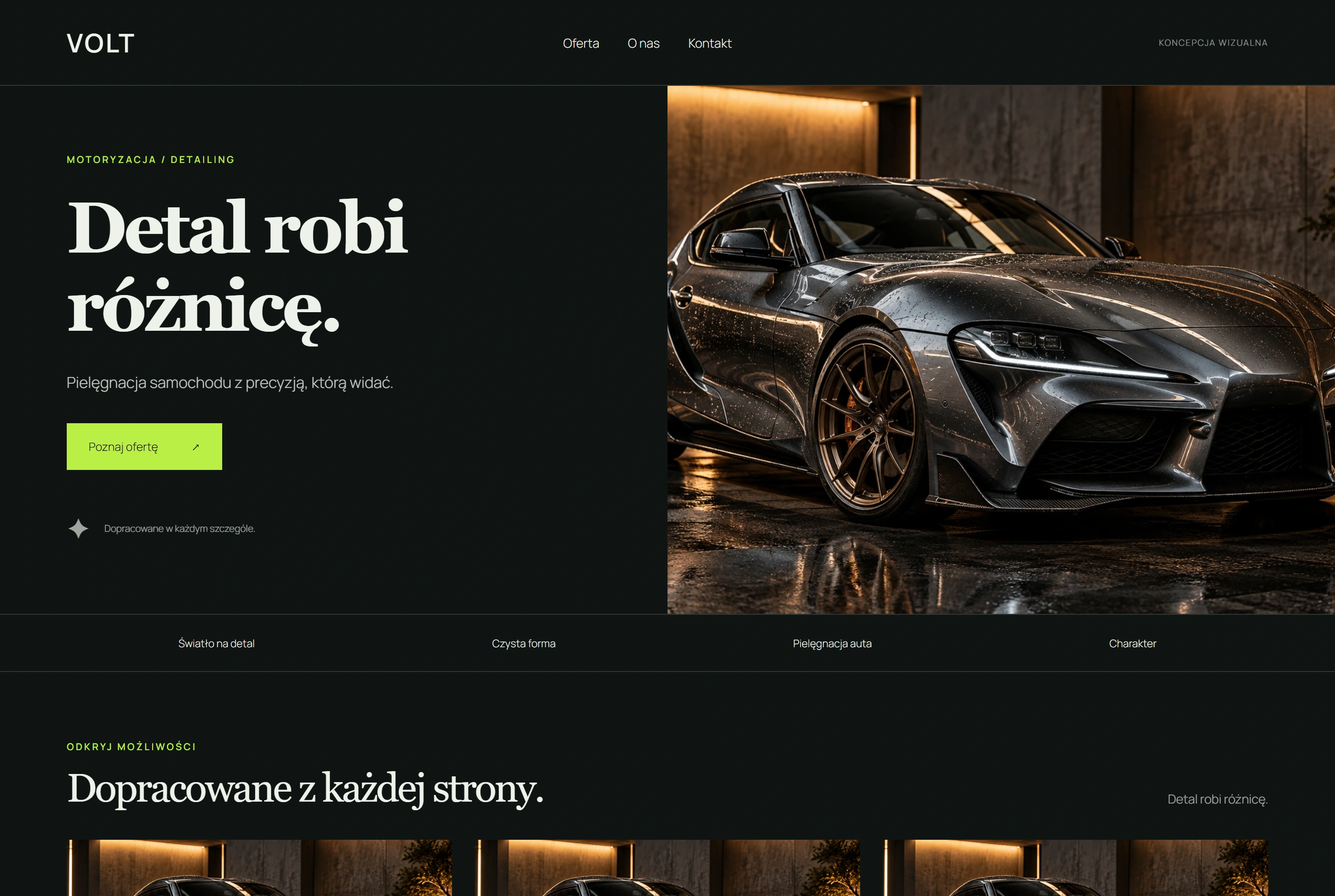 VOLT — Motoryzacja / detailing